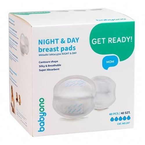 cumpără Produse pentru gravide și mame care alăptează BabyOno 0297/01 Instalare in sutien NIGHT&DAY (40 buc.) în Chișinău 