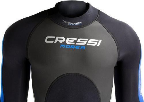 купить Аксессуар для плавания Cressi-Sub Morea Wetsuit (Bărbați) 3mm Black/Blue L/4 (Lu476004) в Кишинёве 