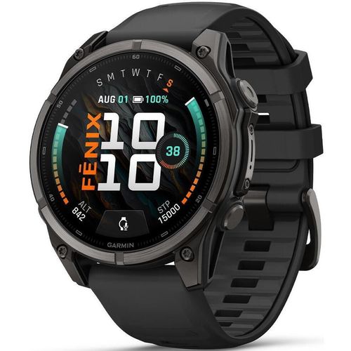 cumpără Ceas inteligent Garmin Fenix 9, 47mm, Carbon DLC, Black Band (010-04762-11) în Chișinău 