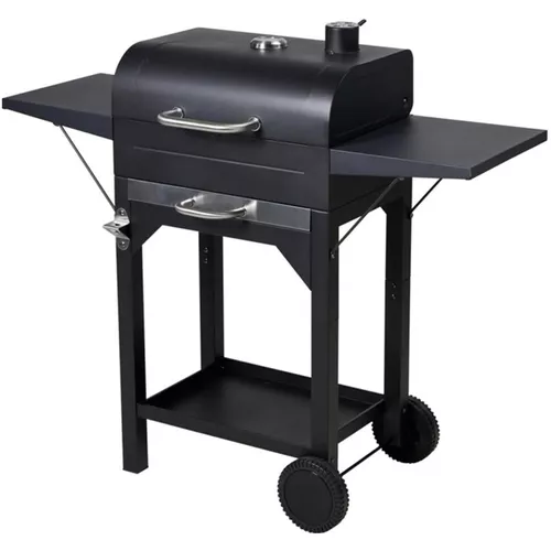 cumpără Grătar BBQ 57400 Gratar dreptunghiular cu picioare 109x34x98cm, 2 plase + termometru, 2 roti în Chișinău 