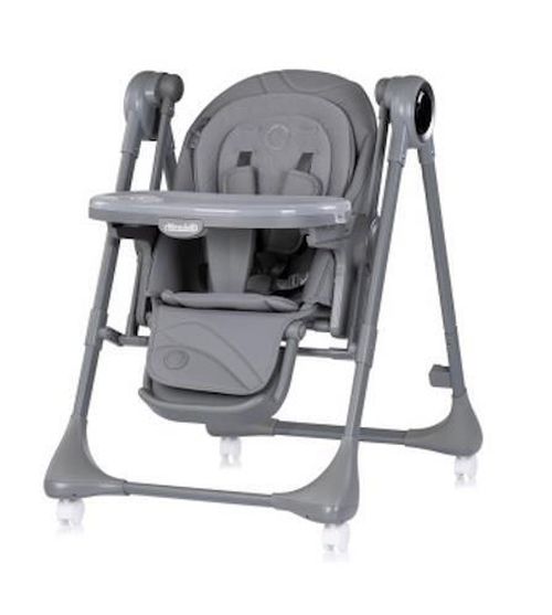 купить Стульчик для кормления Chipolino STHMA02601CH Стул-качели электр 2in1 Master Class Charcoal в Кишинёве 