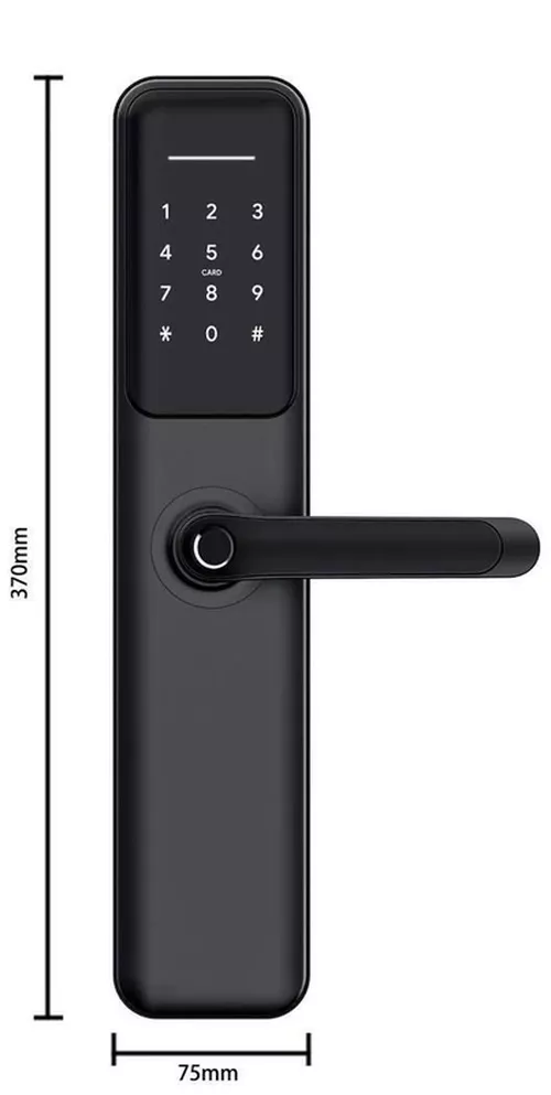 купить Умный дверной замок TTLock H9 Black в Кишинёве 