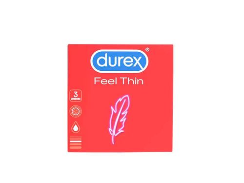 Презервативы тонкие Durex Feel Thin (3 шт) 