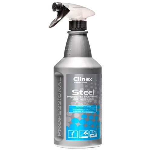 cumpără Detergent electrocasnice Clinex 77515 Solutie curatat INOX PROFI Spray 1L în Chișinău 