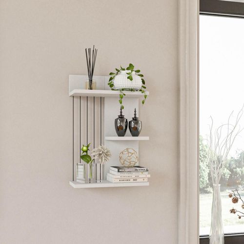 купить Полка декоративная Trendy Kinik-Alb 40x60x19cm (GTR005398) в Кишинёве 