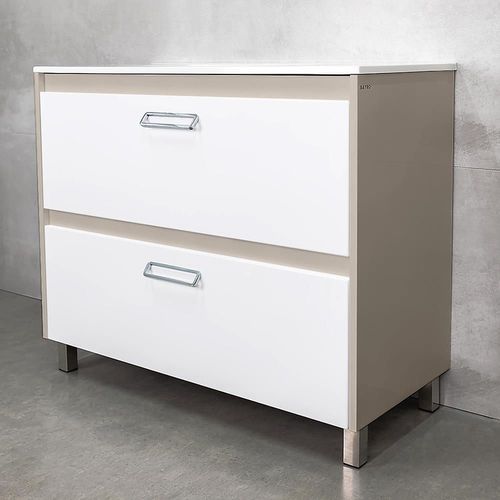 cumpără Dulap pentru lavoar Bayro Montana Pro Allegro 1000 gri piatră în Chișinău 