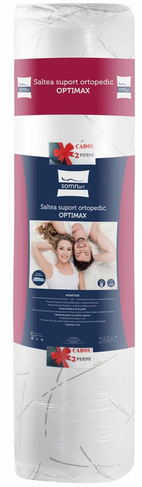 купить Ортопедический матрас Somnart 021627 Saltea Optimax Ortopedic, rolata (90x200) в Кишинёве 