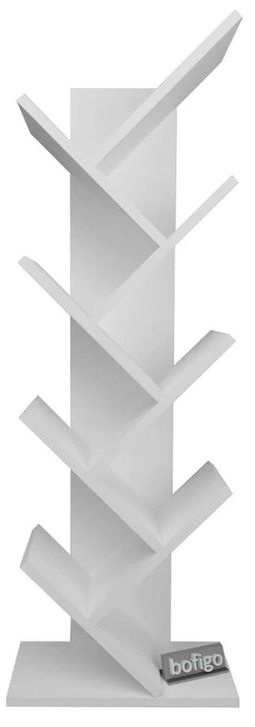 купить Офисный стеллаж Nex Home Дерево, 44x23.8x122 см, белое (15-11-01) в Кишинёве 