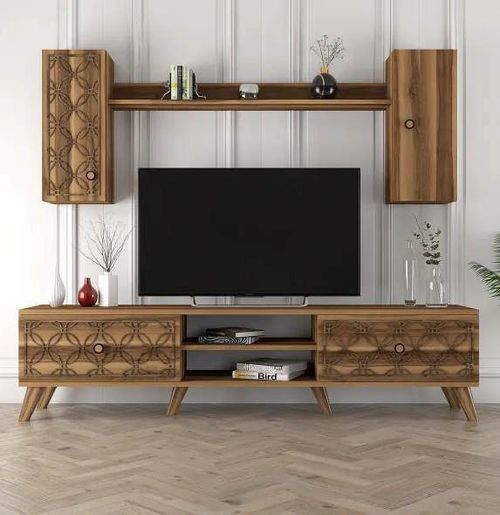 cumpără Set mobilă living Trendy Clasa S, Nuc 180x44x35cm în Chișinău 