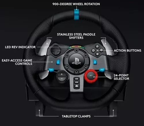 купить Руль для компьютерных игр Logitech G29 + Shifter в Кишинёве 