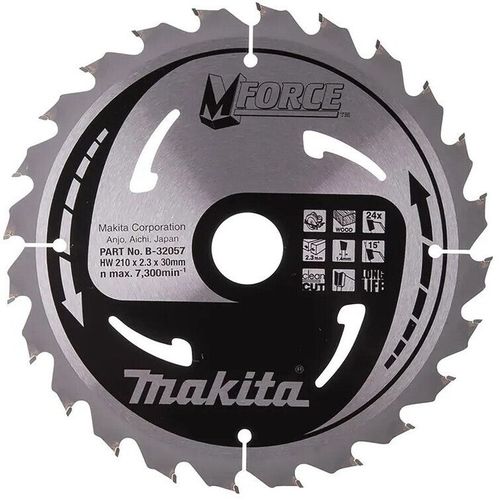 cumpără Disc de tăiere Makita B-32057 Disc taiere lemn M-Force 210x30x24 în Chișinău 