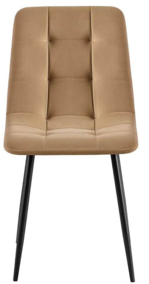 купить Стул Interdepo TED new, Dark Beige Velvet 20A17BLK-05 в Кишинёве 