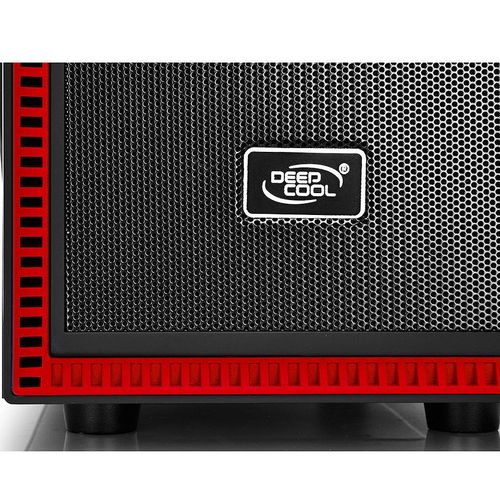 купить Корпус Case Middletower Deepcool TESSERACT SW-RD ATX Black/Red no PSU, 1xUSB3.0/1xUSB2.0/Audio x 1/Mic x 1, Included: Front: 1x120mm; Rear: 1x120mm DC fan (carcasa/корпус) в Кишинёве 