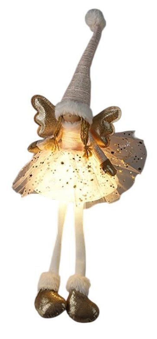 cumpără Decor de Crăciun și Anul Nou Promstore 33005 Suvenir LED Înger, 50cm, argintiu în Chișinău 
