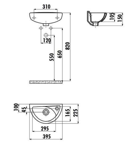 купить Раковина Creavit Oval TP040.000 в Кишинёве 