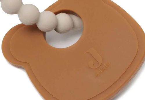 cumpără Iinel dentiție Jollein 101-007-66095 Inel gingival din silicon Teddy Bear Keychain în Chișinău 
