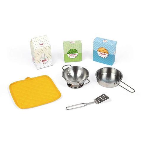 купить Игрушечная кухня и посуда Janod J06564 Kitchen Happy Day Playset в Кишинёве 
