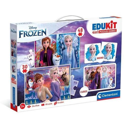 cumpără Puzzle Clementoni Puzzle 4in1 Frozen Edukit (18292) în Chișinău 