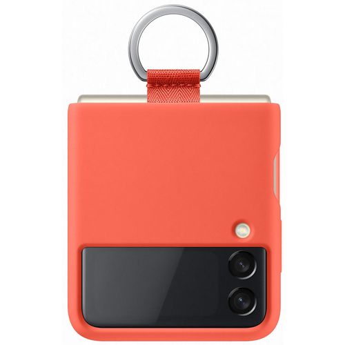 купить Чехол для смартфона Samsung EF-PF711 Silicone Cover with Ring B2 Coral в Кишинёве 