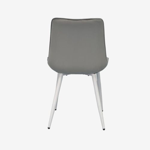 купить Комплект стол и стулья Evelin di Costacurta стол Raffles Oval White + 6 стульев YTC 055WH Blu-13 Light grey в Кишинёве 
