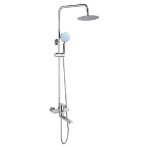 cumpără Set pentru duș Hydro S Aquafix 201, din inox cu baterie, satin (0400376) în Chișinău 