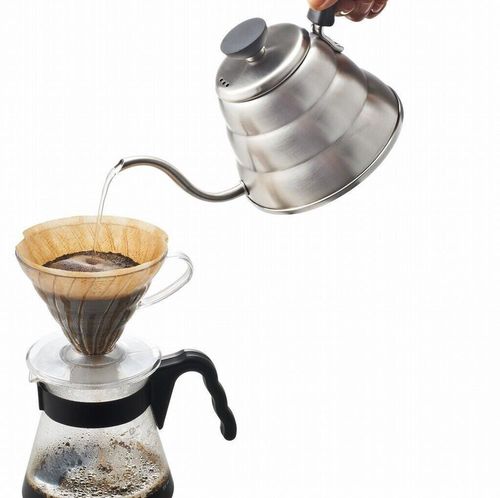 купить Чайник Hario VKB-100HSV V60 Coffee drip kettle Buono 1000ml в Кишинёве 