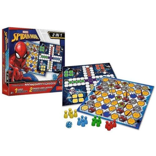 cumpără Joc educativ de masă miscellaneous 10059 Joc de masa 2in1 Ludo/Snakes & Ladders Spider-Man 51175 în Chișinău 