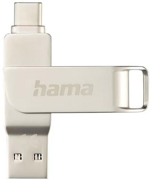 cumpără USB flash memorie Hama 182492 C-Rotate Pro USB Stick, USB-C 3.1/3.0, 256GB, 100MB/s, silver în Chișinău 
