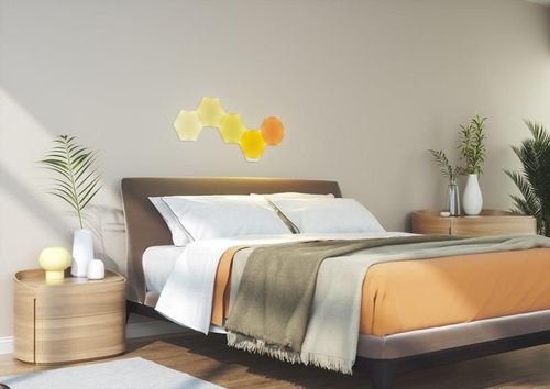 купить Декоративное освещение Nanoleaf NL42-5002HX-5PK Shapes Hexagons Starter Kit Mini 5 Panels в Кишинёве 