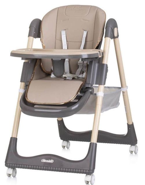 купить Стульчик для кормления Chipolino STHFS02402MA First Spoon macadamia в Кишинёве 
