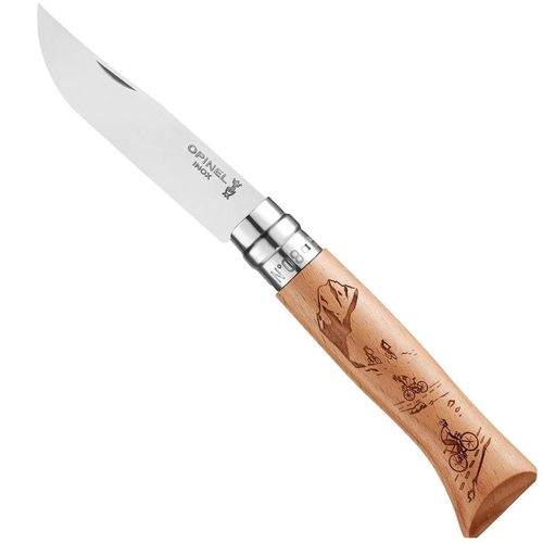 купить Нож походный Opinel Stainless Steel Engraving Hiking Nr. 8 в Кишинёве 