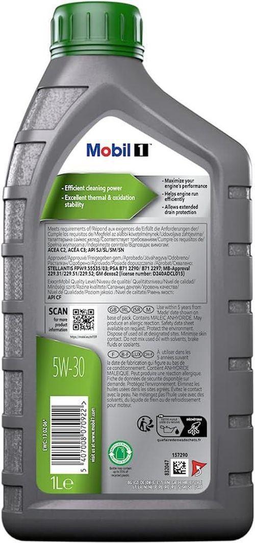 купить Масло Mobil 1 ESP Formula P 5W-30 1L в Кишинёве 