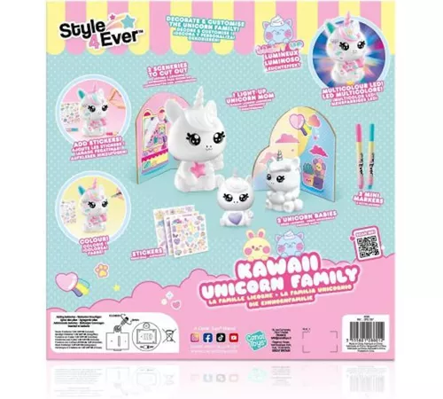 купить Набор для творчества Canal Toys OFG287 Deco DIY Unicorn Family в Кишинёве 