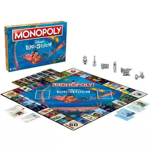 купить Настольная игра Winning Moves WM02869-EN1-6 Monopoly, Lilo&Stitch (en) в Кишинёве 