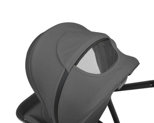 купить Детская коляска Kikka Boo Modena Dark Grey 2027 3in1 (3800171225700) в Кишинёве 