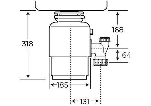 купить Измельчитель пищевых отходов Teka TR 750 в Кишинёве 