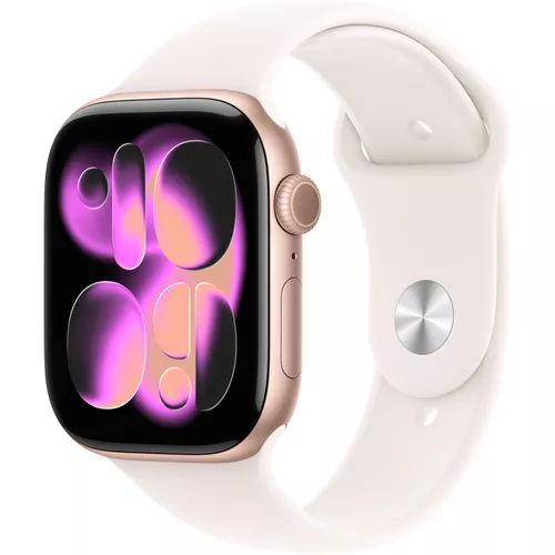 cumpără Ceas inteligent Apple Watch Series 11 GPS 46mm Rose Gold Aluminium Case with Light Blush Sport Band - M/L MEV74ET/A în Chișinău 