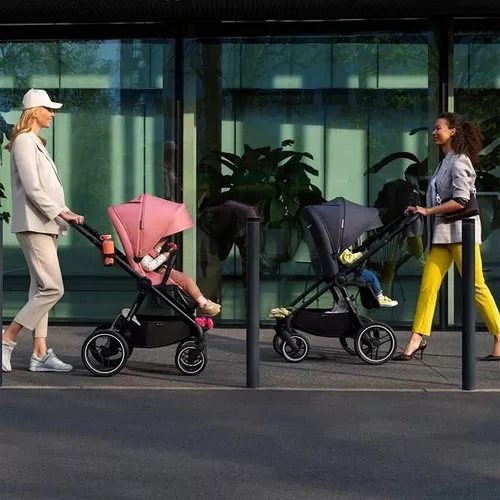купить Детская коляска KinderKraft 2в1 Nea Platinum Gray в Кишинёве 