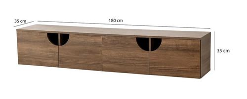 cumpără Comodă TV Trendy Grotte, Nuc în Chișinău 