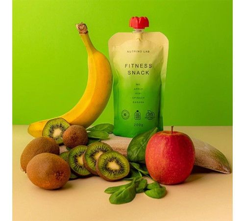 Piure Nutrino Lab Fitness Snack mar-kiwi-spanac-banane 200 g 