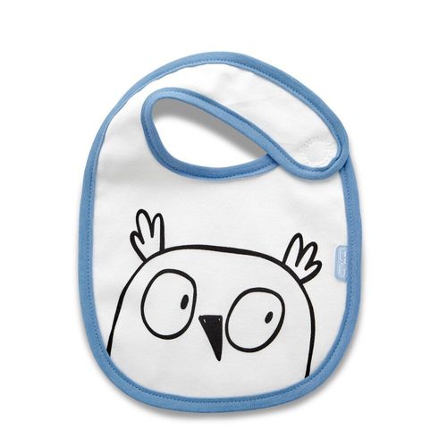 Хлопковый нагрудник BabyJem Owl 