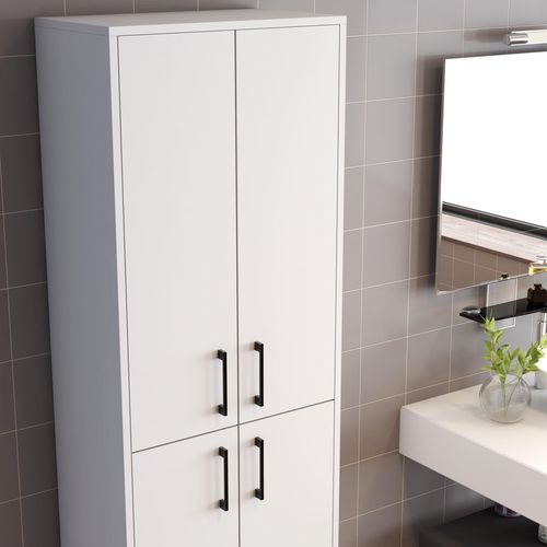 cumpără Dulap penal Trendy Berlin A-Alb 60x200x35cm, multifunctionala (GTR006638) în Chișinău 