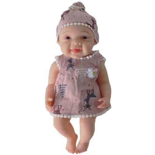 cumpără Păpușă Essa DF12-014C Bebe fetiță în rochiță roz, 30 cm în Chișinău 