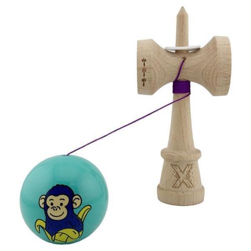 купить Активная игра Essa 164577 Kendama Super Sticky X Original, 7.5x6x18cm, Maimuță, turcoaz в Кишинёве 