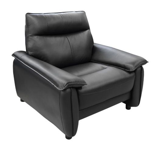 купить Кресло Deco Barton piele naturala Black (382) в Кишинёве 