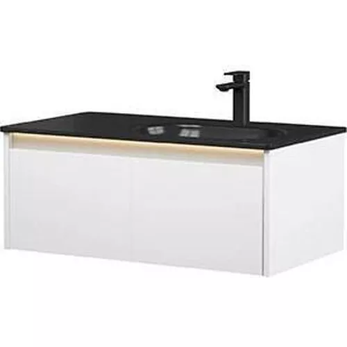 купить Шкаф под умывальник Orka Lisbon 132 White Matt (12mm 132x50) в Кишинёве 