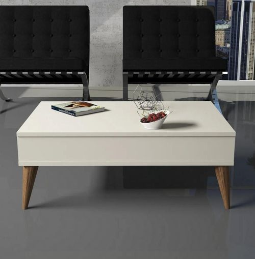 купить Журнальный столик Trendy The best, кремовый 90x34x60 см в Кишинёве 