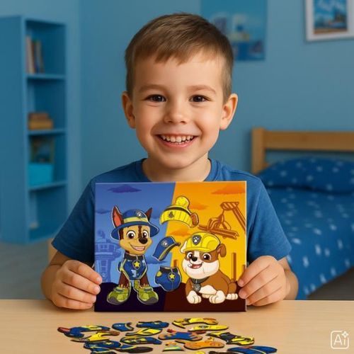 купить Головоломка Dodo 200698 Joc magnetic de îmbrăcat Chase și Rubble, seria Patrula cățelușilor, 26elem в Кишинёве 