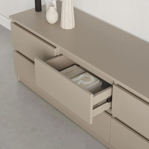 cumpără Comodă TV MebelStar NEO 6S 150x43x53 Cashmere (MBS-1282) în Chișinău 