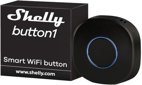 cumpără Întrerupător electric Shelly Button 1 black (3800235262481) în Chișinău 